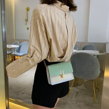 

2020 New Style Women's Shoulder Bag Fashion Style Messenger Bag Chain Square Sling Bag