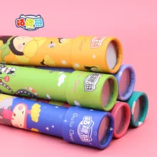 ГУ Лу медведь стиль Детские развивающие игрушки большой размер мультфильм вращающийся Фэнтези калейдоскоп Дети Творческий многоугольник Призма