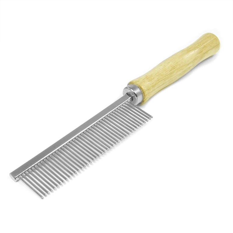 

Cat Dog Puppy Pet Metal Massaging Grooming Rake Comb Trimmer