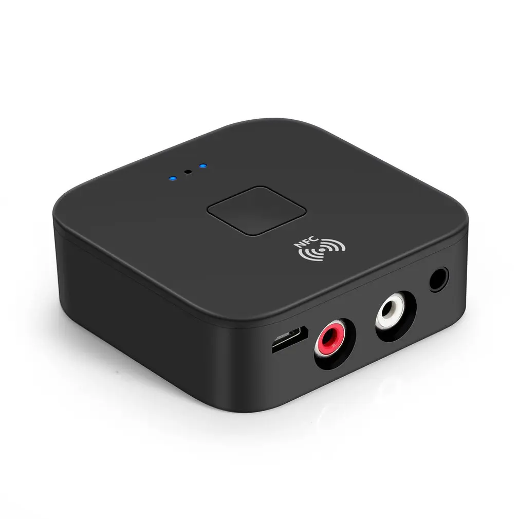 

Rca Audio Receiver Aptx Ll 3.5Mm Jack Music Wireless Adapter With Mic Nfc For Car Tv Speakers Auto On/Off Receiver