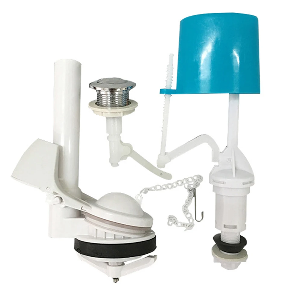 Replacement Plastic Home Toilet Accessories Hotel Drain Bathroom For Water Tank Adjustable Height Press Type Practical