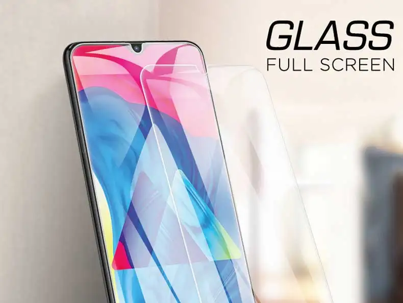 С уровнем твердости 9H Стекло на samsung Galaxy A10 A20 A30 A40 A50 A60 A70 A80 A90 A20E A40S M10 M20 M30 M40 чехол с пленкой из закаленного стекла