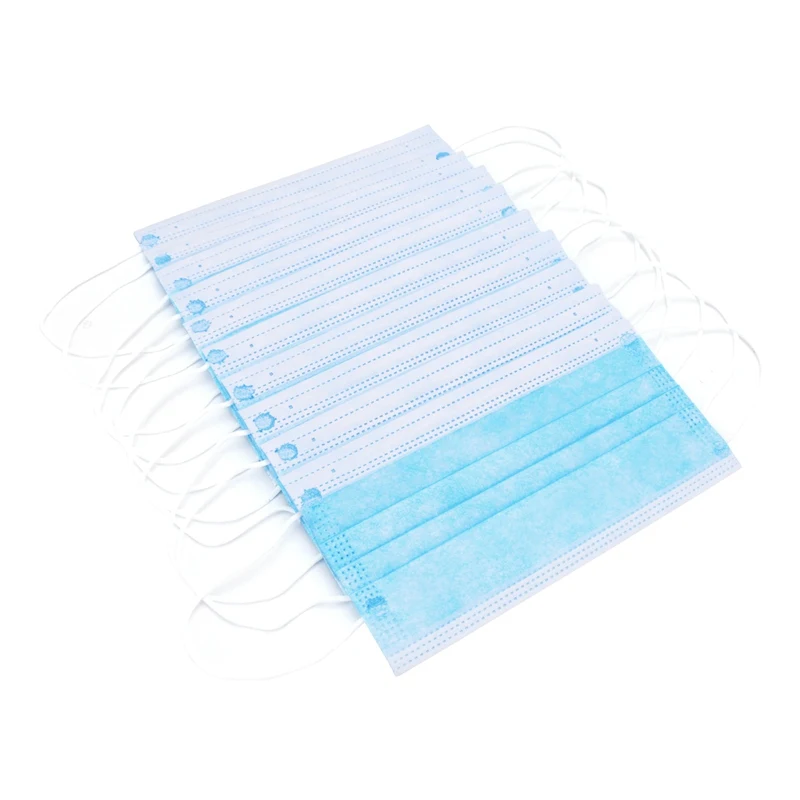 

100PCS Face Mouth Disposable Mask Dustproof Anti PM2.5 prevent Anti virus formaldehyde Bacteria proof masks fast delivery