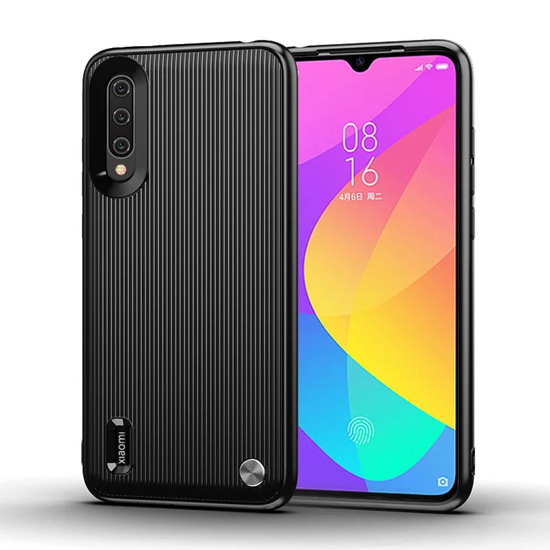 2,0 мм тонкий защитный ТПУ чехол в полоску для XIAOMI 9 CC9 CC9E A3 A3 LITE 100 шт./лот