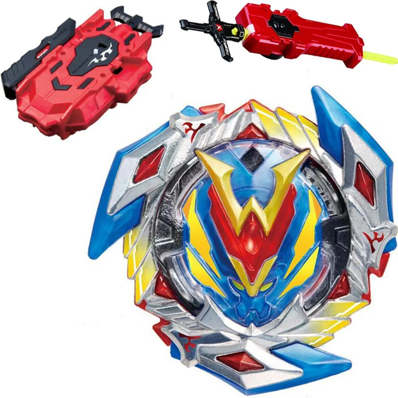 Beyblade Black Victory Strike God Valkyrie/Valtryek Infinite B 96 Starter W/Launcher + Lr Red Launcher и Sword Launcher|Волчки| |