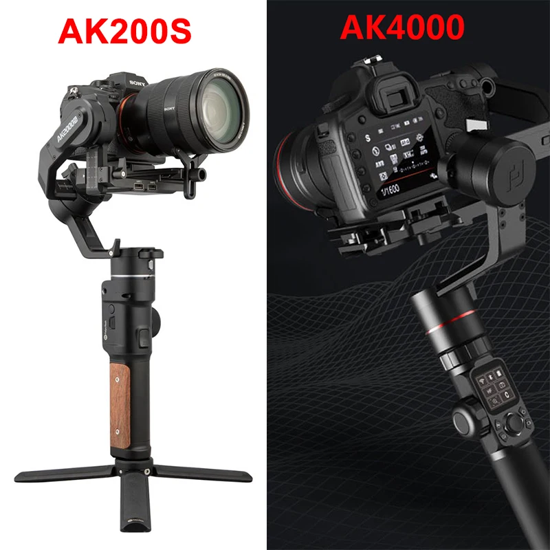 FeiyuTech AK2000S AK4000 3-осевой стабилизатор для камеры ручной Sony Canon 5D Panasonic GH5 Nikon 2 8 кг 4