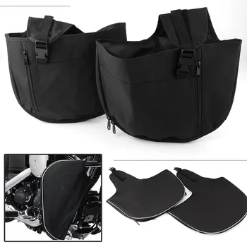 

2Pcs Motorcycle Soft Lowers Chaps Leg Warmer for Harley Dyna FXD FXDB FXDC FXDL 2006-2017