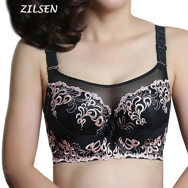 

Coverage Non Padded Minimizer Bra Push Up Female Underwear Women Full Cup Vest wire free Wireless Bras Plus Size 36-42 B-C cup