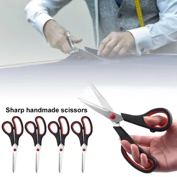 

4 PCS Premium Scissors 8 Inch Soft Comfort Grip Handles Sharp Titanium Blades Multipurpose Home Office Scissors #Y2
