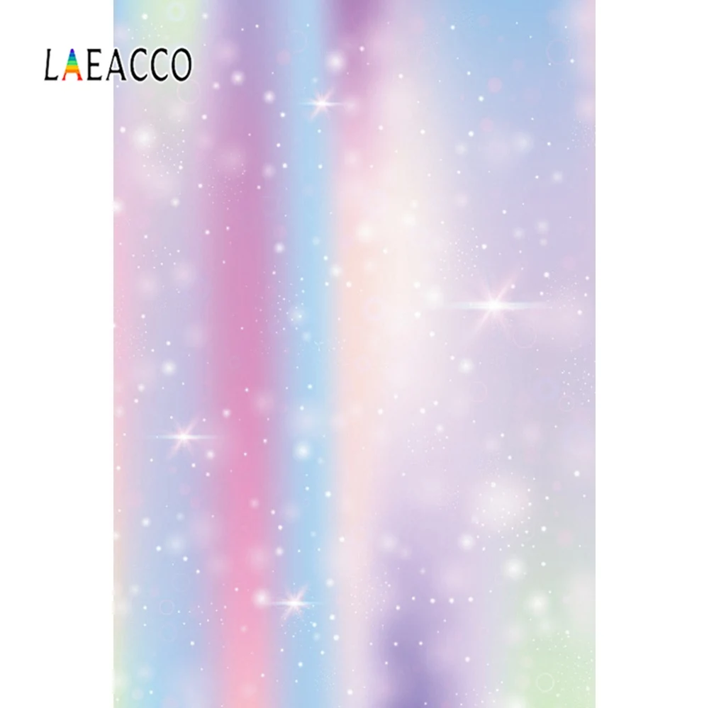 

Laeacco Vinyl Backgrounds For Photography Dreamy Polka Dots Light Bokeh Shiny Star Baby Newborn Photocall Photo Backdrops