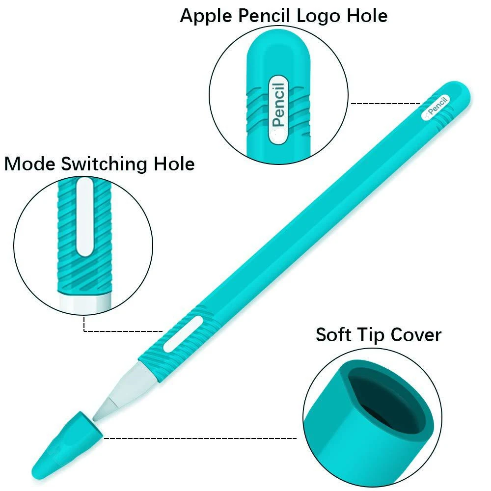 Новое поступление силиконовый рукав запасной чехол Nib защитный чехол для Apple Pencil 2-й пыленепроницаемый нескользящий Силиконовый чехол