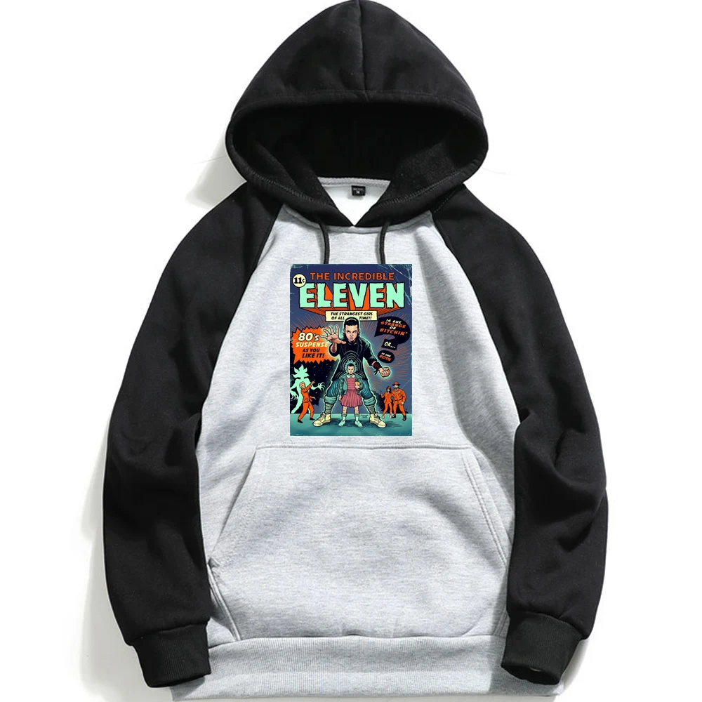 

2019 New Fashion Brand Stranger Things Hoodie Autumn Hooded Sweatshirts with Hip Hop Men's Winter Hoodies Harajuku Loose Coat