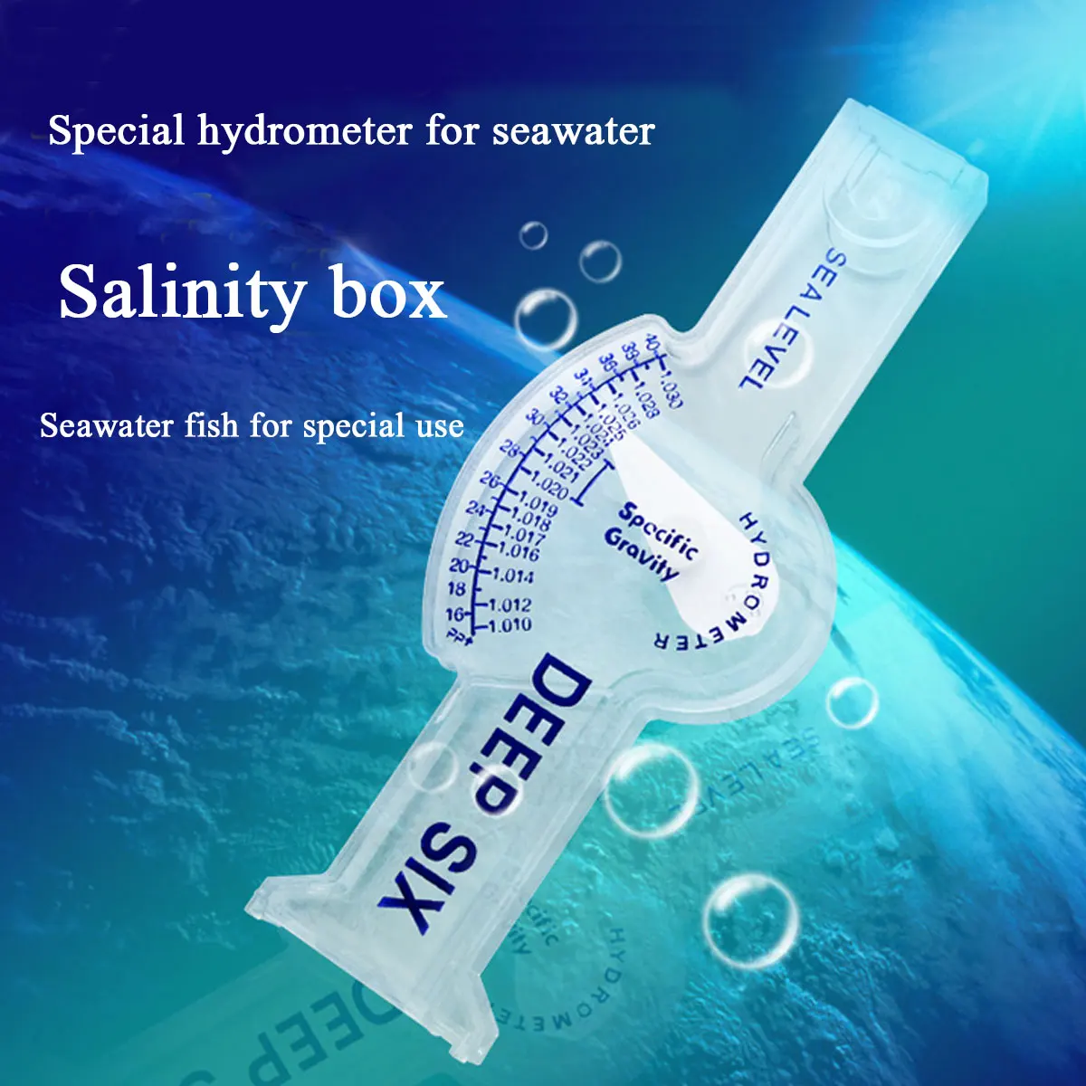 H-018 гидрометр для морской воды, специальный измеритель солености морской воды для аквакультуры, денситометр для морской воды