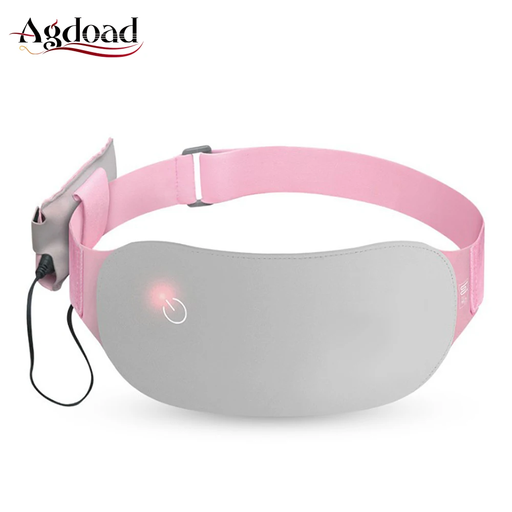 

AGDOAD Heating Waist Brace Health Care Women Warm Uterus Belt for Relief Dysmenorrhea Pain Menstrual Period Heated Waist Pads