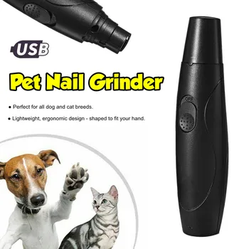

USB Charging Nail Clippers Electric Pet Nail Scissors Grinder Dog Cat Claw Grooming Trimmer Cutter Beauty Nail Mill Pet Supplies