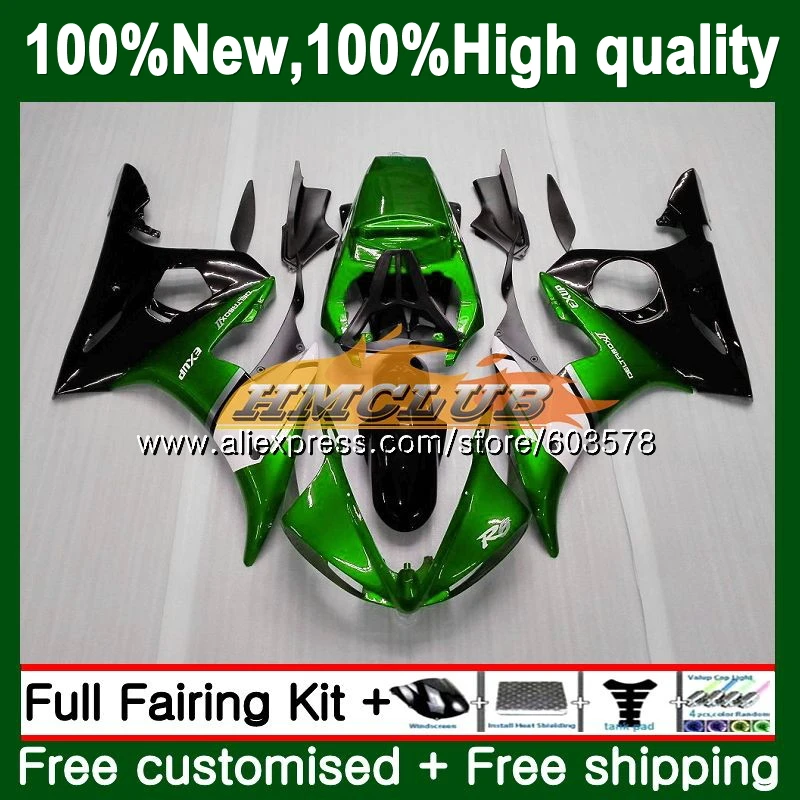 Корпус для YAMAHA YZF600 YZFR6S 2006 2007 2008 2009 126CL. 60 YZF-600 YZF R6 S R6S 06-09 YZF-R6S 06 07 08 09 Обтекатели зеленый глянец