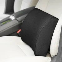 VODOOL Memory Foam Car Seat Waist Support Pillow Office Chair Lumbar Back Support Cushion With Mesh Cover Interior Accessories