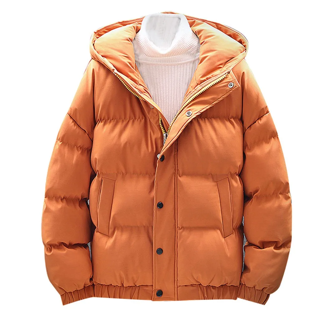 Abrigos mujer invierno chaqueta hombre зимнее пальто для мужчин зимний стиль модный светильник однотонное теплое пальто из хлопка