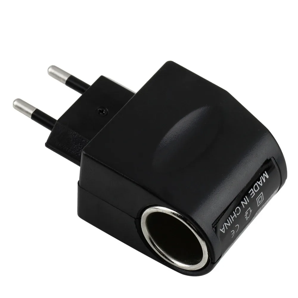 

110V-240V AC to 12V DC EU plug Car Cigarette Power Adapter Converter Wholesale Hot promotion