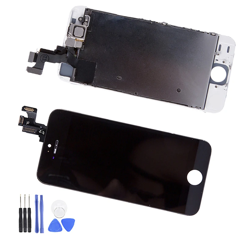 ЖК дисплей в сборе для iPhone 5 5c сменный сенсорный стеклянный модуль дигитайзер