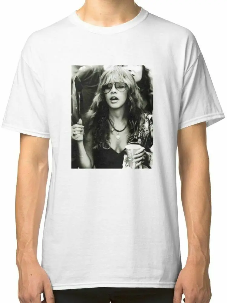 Stevie Nicks мужские футболки Белая Летняя футболка бренд Фитнес Бодибилдинг