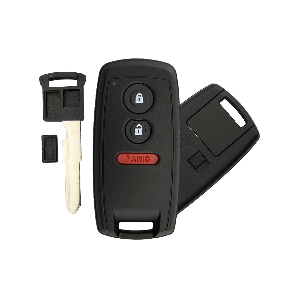 Okeytech 2/3 pulsanti astuccio portachiavi telecomando intelligente per Suzuki SX4 Grand Vitara Swift Keyless Entry Fob con lama inserto - H061d5792ec7348f5b27e14d42e446c10Z