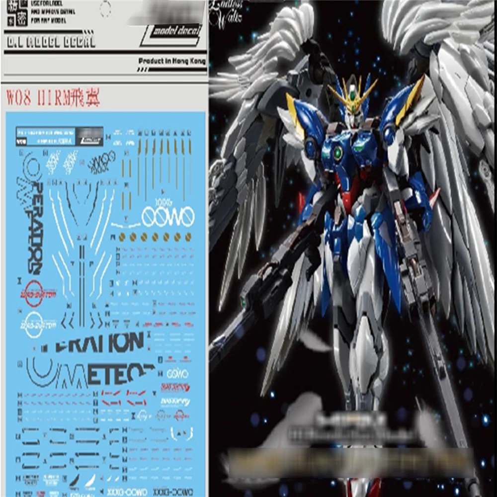 

DL Decal Water Paste for Bandai HIRM 1/100 Wing Zero XXXG-00W0 Gundam Decorative Stickers