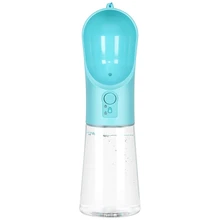 Бутылка для воды для собак портативная пластиковая бутылка для воды с фильтром с активированным углем герметичный дозатор воды для собак, легкая собака путешествия W