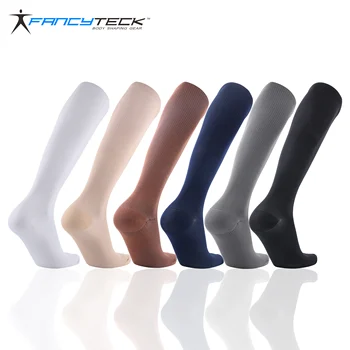 

Fancyteck 6 pairs Compression Socks For Blood Circulation Slimming Socks Antifatigue Knee High Stockings Anti Fatigue Male Socks