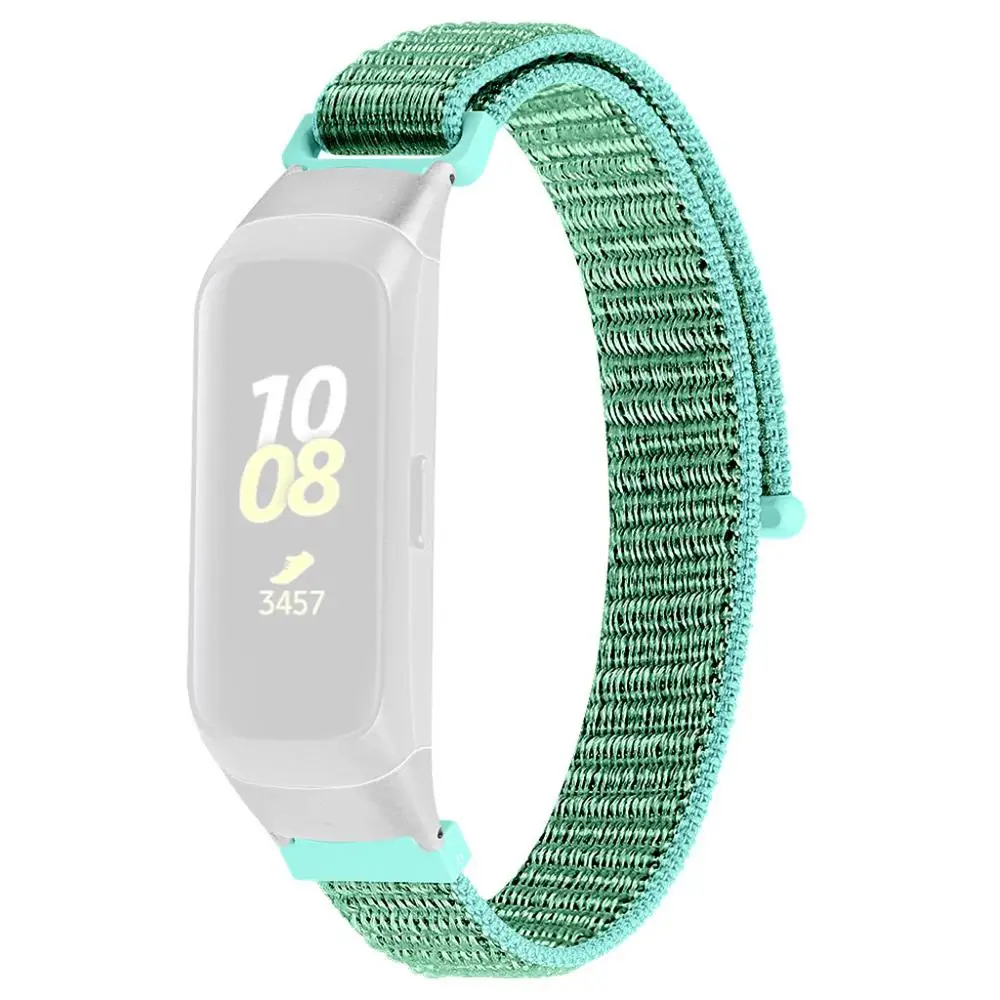 C Для samsung Galaxy Fit SM-R370 Замена нейлона Спортивная петля наручные умные часы с ремнем браслет SM R370 Аксессуары#923 - Цвет: C