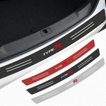 

Car Styling Carbon Car Rear Bumper Trunk Guard Sticker for HONDA Mugen Auto Exterior decoration Accessories