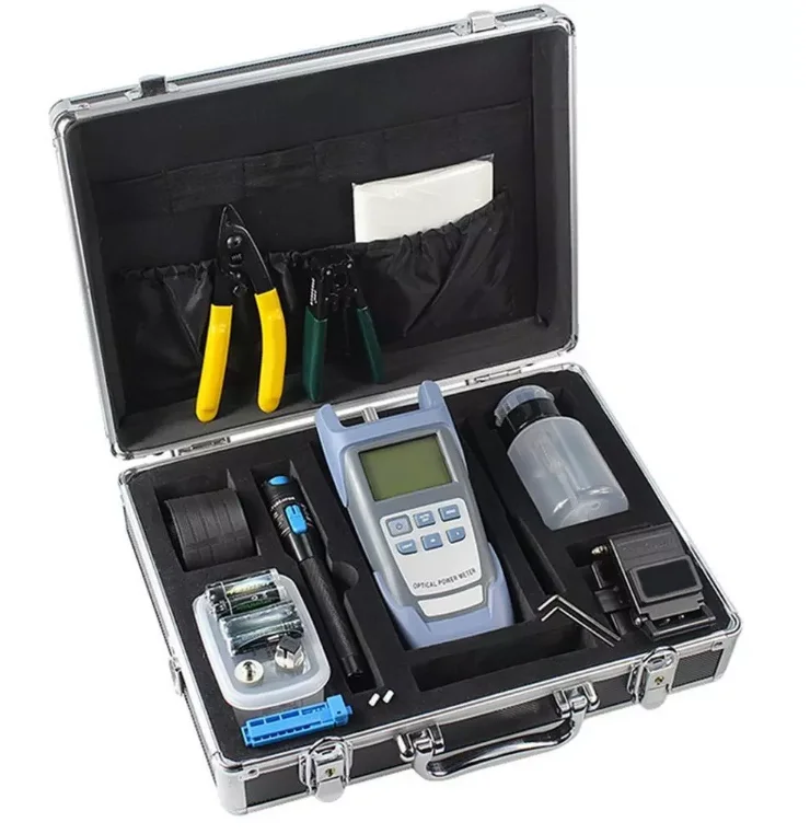 

Cleaver Optical Power Meter Visual Fault Locator Finder Cable Cutter Stripper fiber optic ftth kits