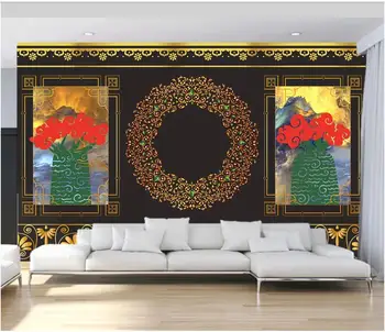 

Custom photo wallpaper for walls 3 d mural wallpapers European pattern, picture frame, living room, wall decoration, painting