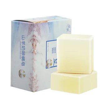 

100g Goat Milk Mite Soap Cleansing Pimple Acne Removal Oil Control And Moisturizing Skin Care Soap for Hand Washing and Bathing