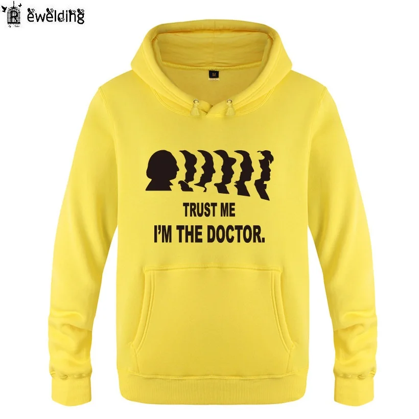

Mens Hoodies TV Trust Me I'm The Doctor Printed Hoodie Men Fleece Long Sleeve Man's Sweatshirt Pullover Homens Moletom