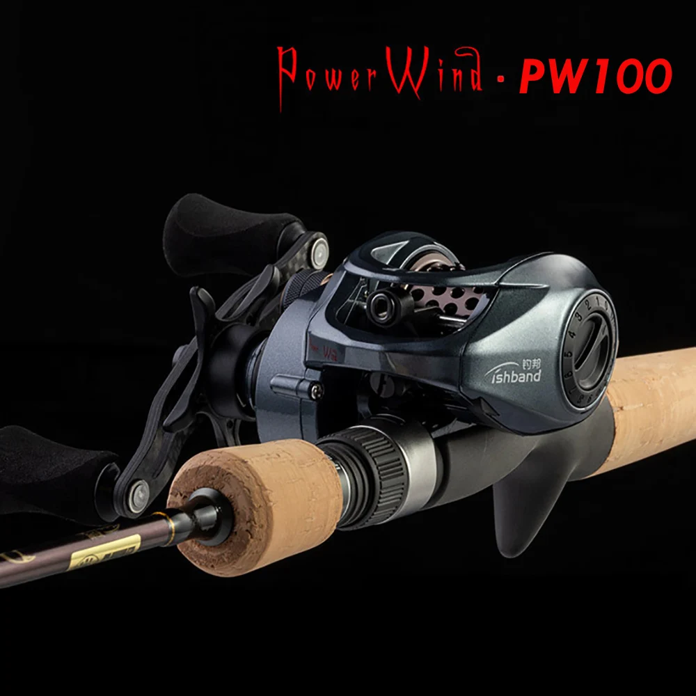 Fishband PW100(GH100 Pro) baitcasing катушка Наживка для ловли карпа литая Рыболовная катушка для форели джиггинг Pesca бас Рыболовная Снасть