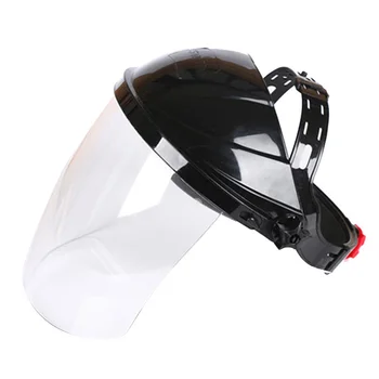 

1pc Face Shield Welding Helmet Cover Transparent Safety Welding Grinding Helmet Face Anti-UV Protection Shield