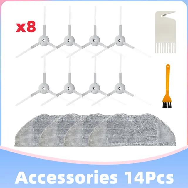 Replacement Main Side Brush Cover Hepa Filter Mop for Xiaomi Mijia Mi Robot Vacuum-Mop Essential G1 MJSTG1 Cleaner Skv4136gl Set O