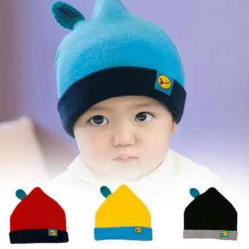 

3COLOR Newborn Baby Cotton Knot Top Toddler Girls Sleep Caps Newborn Baby Cotton Knot Beanies Toddler Girls Sleep Caps