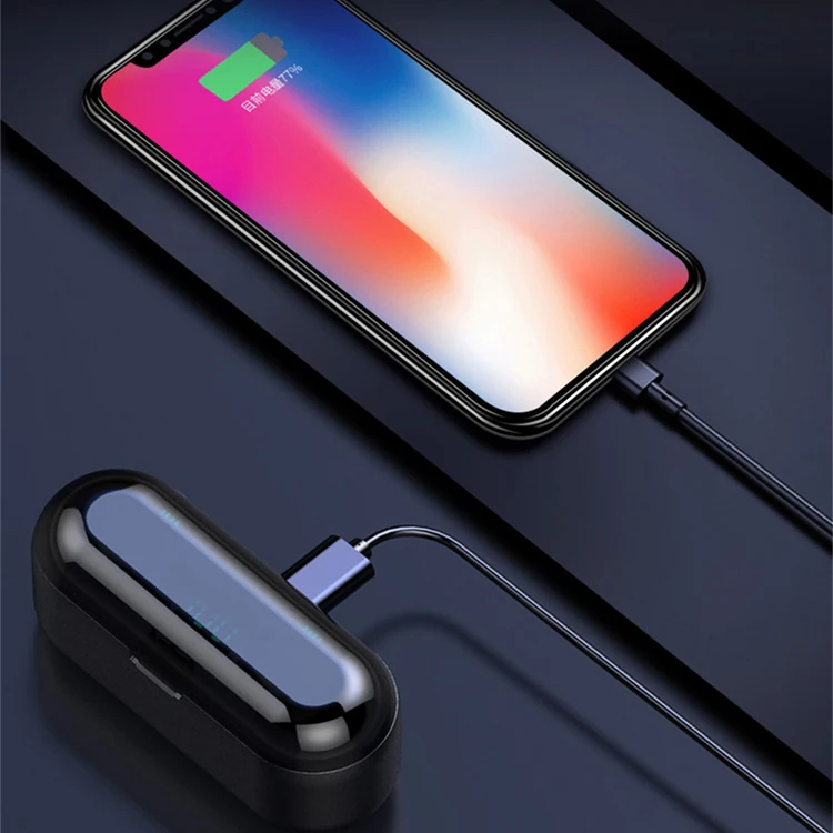 V9 Wireless Bluetooth Earphone Handsfree Noise Control Business Ear hook Headset with Mic Sport Music headphone For iPhone
