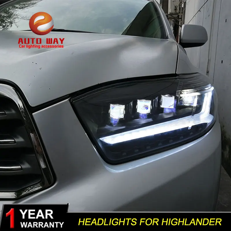 Чехол для фары Toyota Highlander 2009 2010 2011 LED DRL дневные ходовые огни | Автомобили и