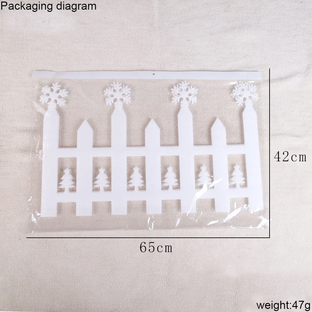 2 шт./упак., Рождественские декоративные снежинки, пенопласт, забор, замороженные украшения, искусственная Снежинка, декор окна, зимние вечерние принадлежности