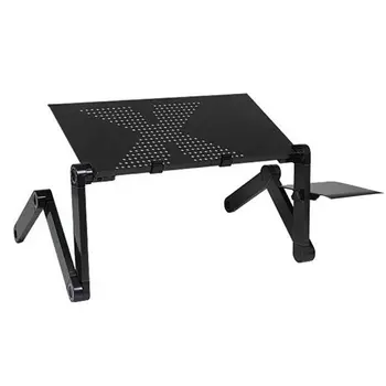 

0.48m Portable Foldable Aluminum Alloy Laptop Computer Notebook Table Stand Desk Bed Tray Enjoy Fun in Home No fan