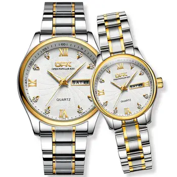 

Quartz WristWatches For Women & Men Top Brand Luxury Brand Watch Auto Date Waterproof Luminous Reloj Pareja Couple Watch