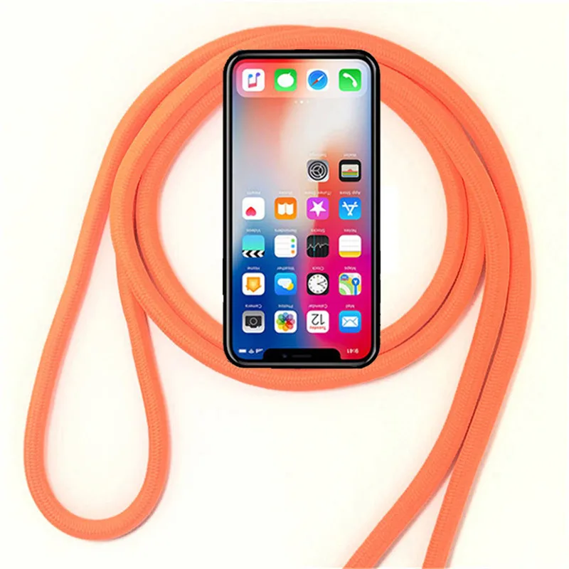 Strap Cord Phone Case for Xiaomi Mi Mi A2 A3 Lite Necklace Lanyard Carry Protective Phone Cover to Hang for Xiaomi Mi A1 Chain 