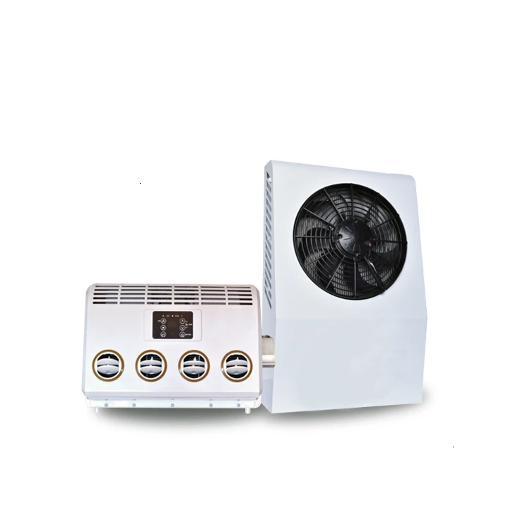 

High-end Style Compressor 12v Dc Electric Van White Air Conditioner parking heater