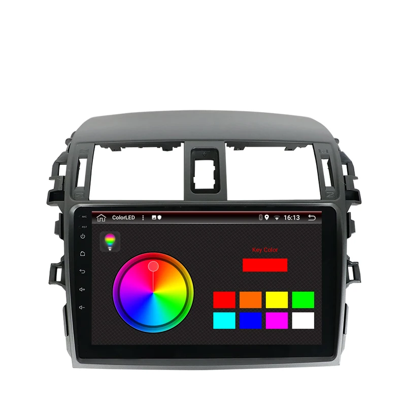 Top 9" RAM 2G ROM 32G Android 8.1 Car DVD For Toyota Corolla 2007 2008 2009 2010 2011 2012 2013 Car Radio  with GPS Navigation 5