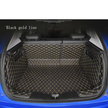 

WLMWL all surrounded for Ford focus kuga ecosport explorer mondeo fiesta mustang Boot Mat Trunk Mat Floor Carpet