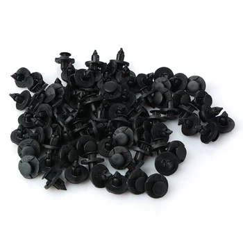 

100PCS 8mm Auto Bumper Mudguard Special Nylon Rivet Fastener For Nissan Livina TIIDA Sylphy Car Interior Fixing Clips