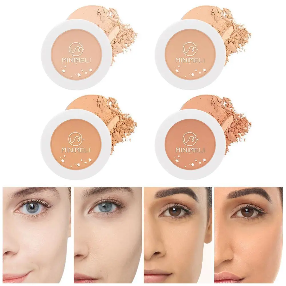

Makeup Setting Pressed Powder Pores Invisible Mate Matte Compact Powder Oil Natural Control Face Cosmetics Finish B2F3